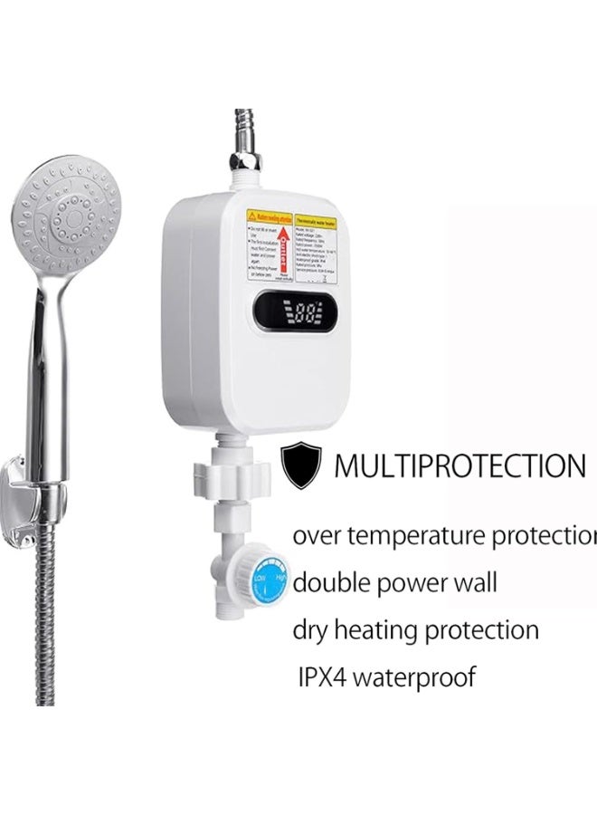 3000W Instant Electric Heating Kitchen Faucet – Hot & Cold Water Tap with Digital Display | Fast Heating Kitchen & Bathroom Shower Heater - Image 3