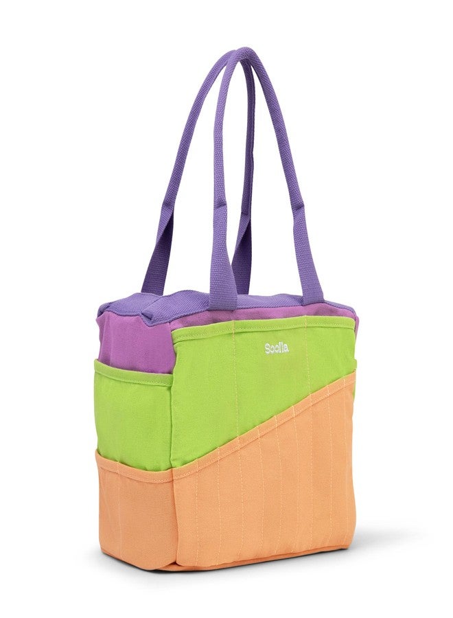 Soolla Studio Art Supply Organizer & Pottery Tool Tote, Washable Craft & Knitting Yarn Bag, Crochet Project Tote, 30 Pockets, 15+ Canvas Colors, Artist Bag, Sarah Anderson, Small to Medium, Casual - Image 2