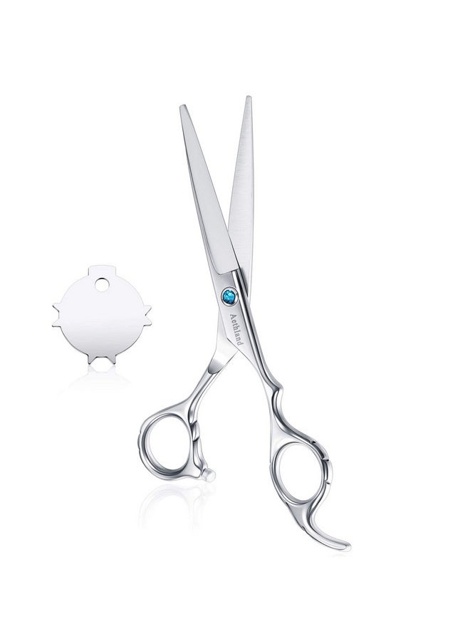 Aethland - Hair Cutting Scissors, Aethland Japanese 9CR Stainless Steel Professional Barber Hairdressing Shears (Trimming Shaping Grooming Shears) for Men Women Pets Home Salon Barber Haircut Kit, 6.5" - Image 1