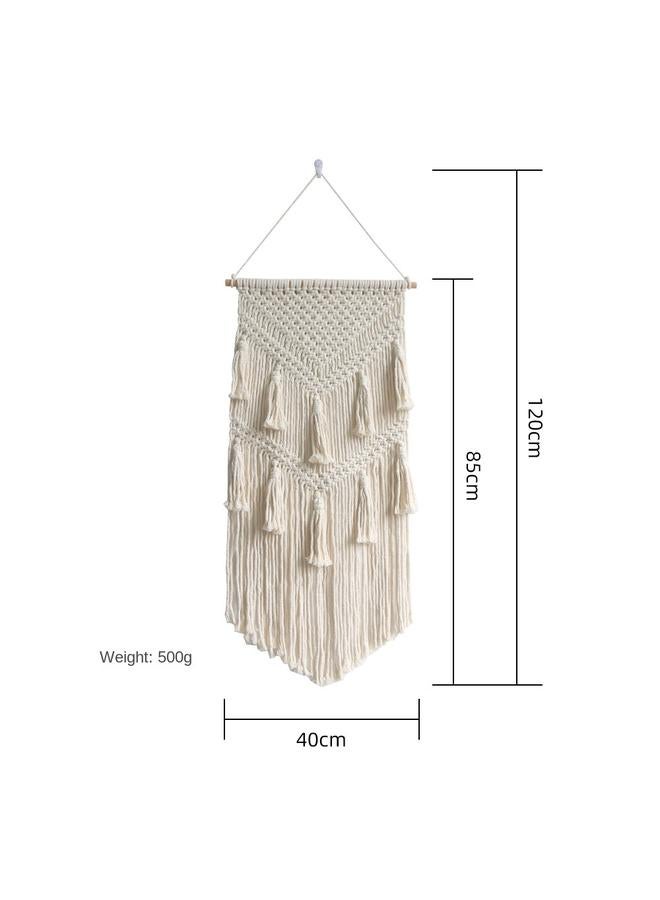 Bluejw Wall Hangers Hand-woven Tapestries Tassel Bohemian Style Homestay Room Wall Hanging Background Supply - Image 1