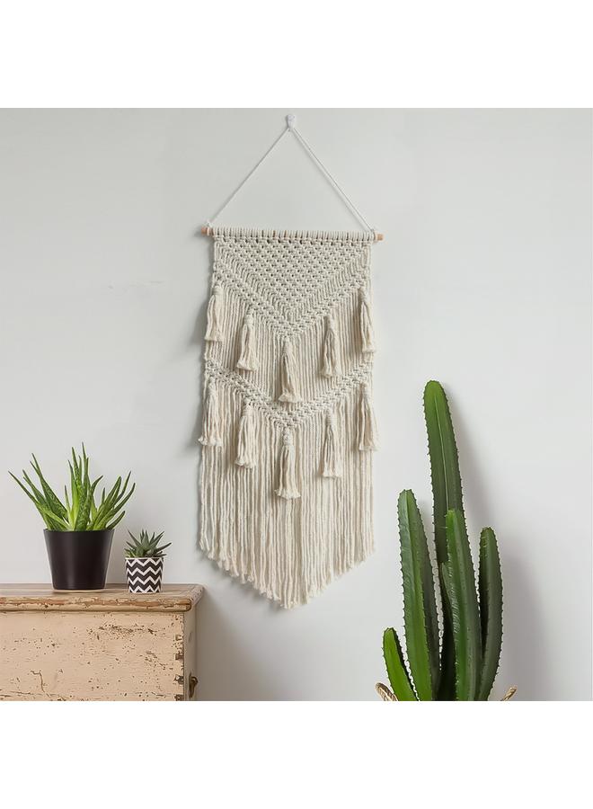 Bluejw Wall Hangers Hand-woven Tapestries Tassel Bohemian Style Homestay Room Wall Hanging Background Supply - Image 5