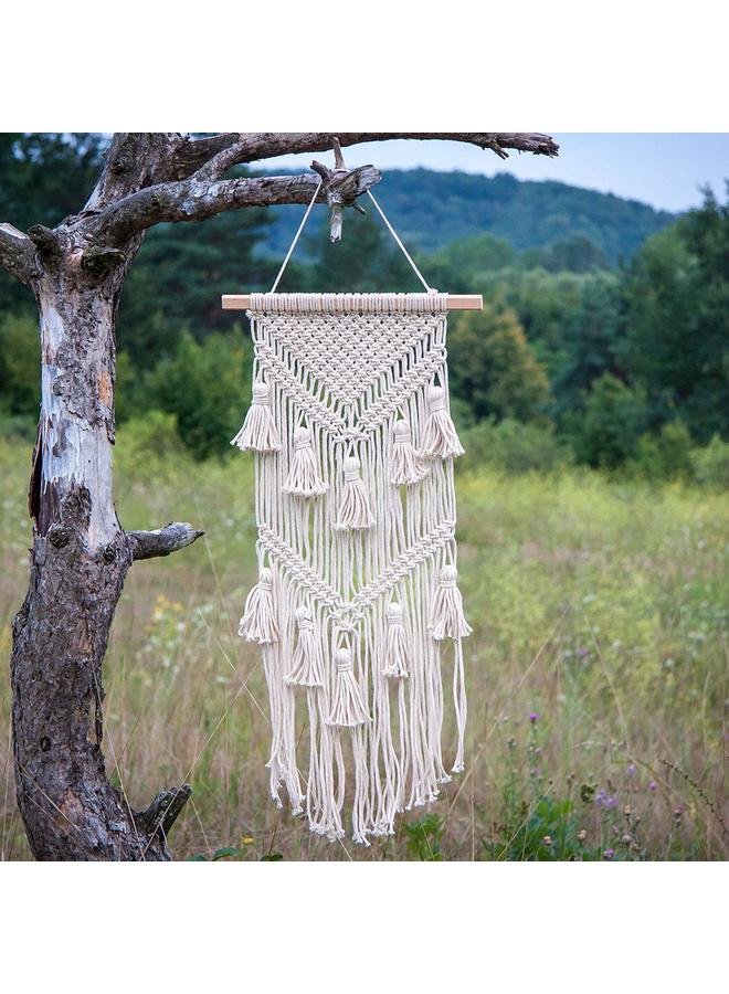 Bluejw Wall Hangers Hand-woven Tapestries Tassel Bohemian Style Homestay Room Wall Hanging Background Supply - Image 4