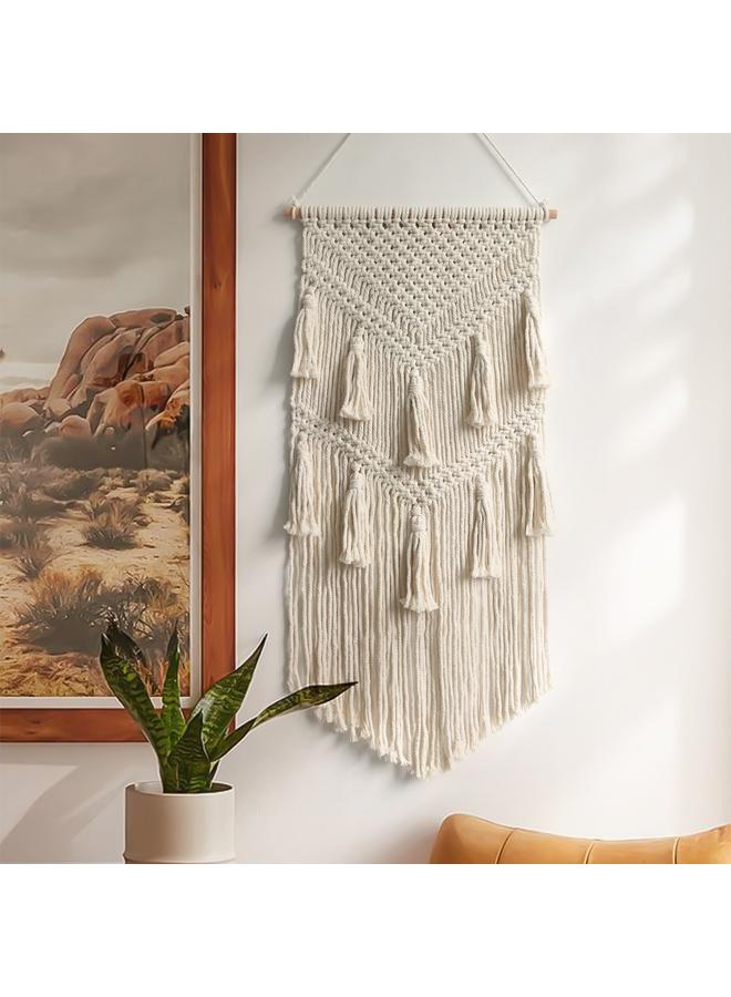 Bluejw Wall Hangers Hand-woven Tapestries Tassel Bohemian Style Homestay Room Wall Hanging Background Supply - Image 3