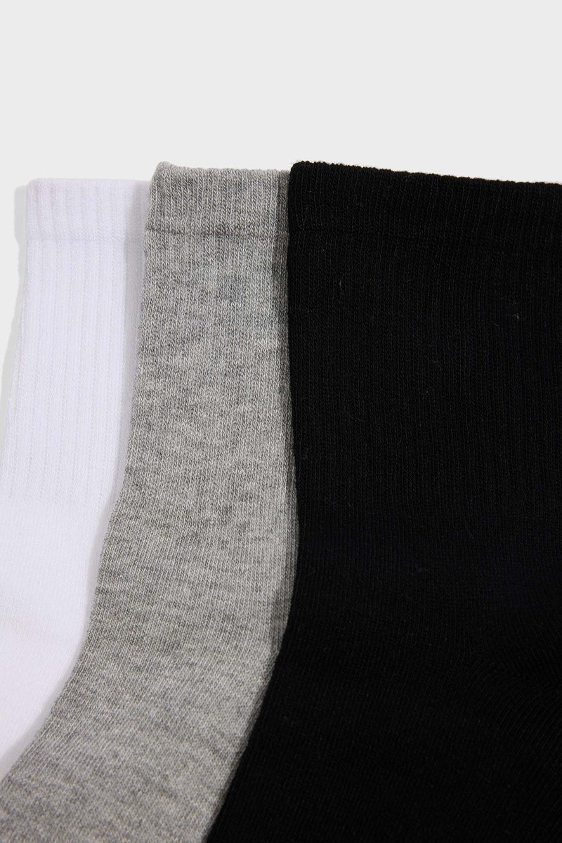 DeFacto Multicolour Man Man 3 piece Short Socks Casual - Image 4