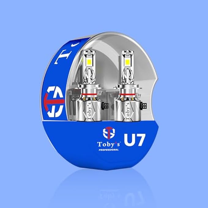 توبيز مجموعة مصابيح أمامية LED أصلية مختبرة بقوة 120 واط من U7 H11، لون ساطع 12000 لومن، درجة حرارة 6000 كلفن - Image 4