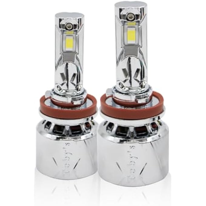 توبيز مجموعة مصابيح أمامية LED أصلية مختبرة بقوة 120 واط من U7 H11، لون ساطع 12000 لومن، درجة حرارة 6000 كلفن - Image 3