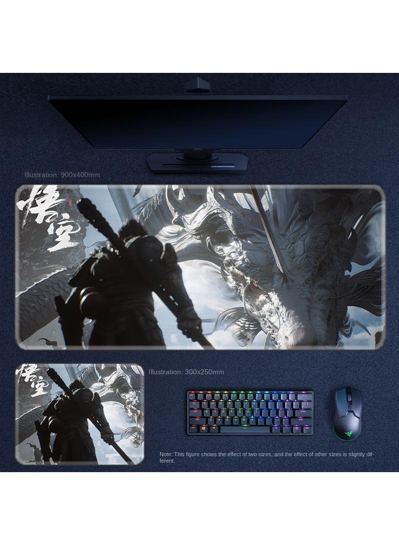 Black Myth Wukong PS5 Gaming Mouse Pad, Keyboard Pad, Waterproof with Non-Slip Rubber Base - Image 1