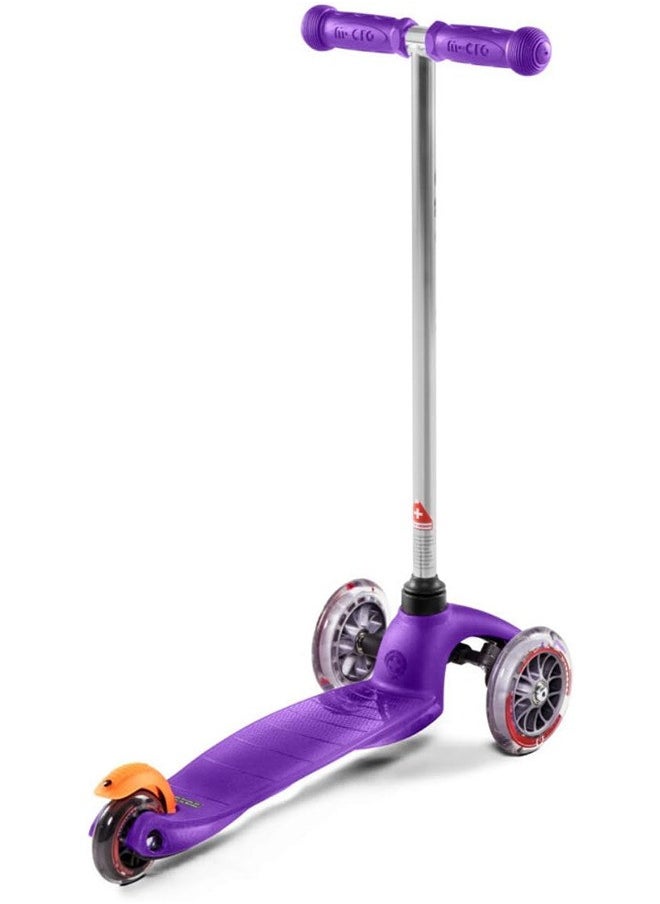 Micro - Micro Kickboard - Mini Original - Three Wheeled, Lean-to-Steer Swiss-Designed Micro Scooter for Toddlers & Children with Non-Marking Wheels for Ages 2-5 (Purple) - Image 1