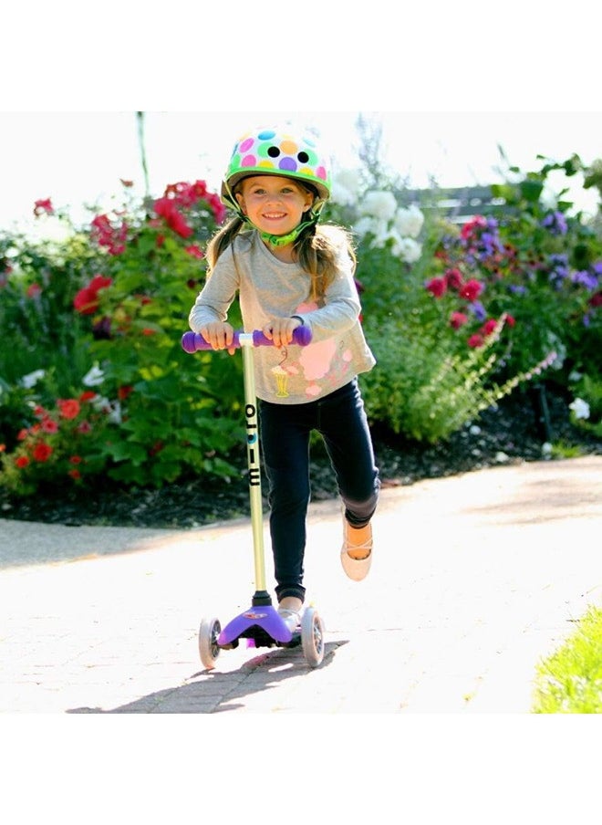 Micro - Micro Kickboard - Mini Original - Three Wheeled, Lean-to-Steer Swiss-Designed Micro Scooter for Toddlers & Children with Non-Marking Wheels for Ages 2-5 (Purple) - Image 1