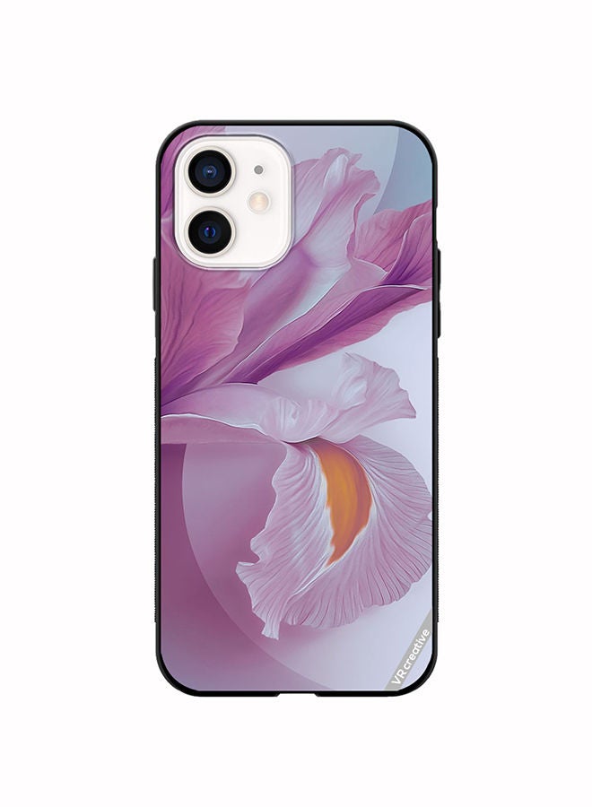 VR CREATIVE Protective Case Cover For Apple iPhone 12 mini Flower Design Multicolour - Image 1