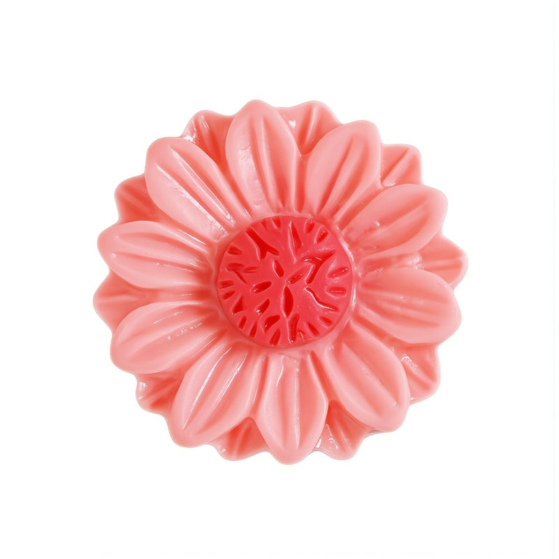 High Definition 3D Sunflower Resin Charms 18mm Scratch Resistant No Fade for Craft Making - Image 5