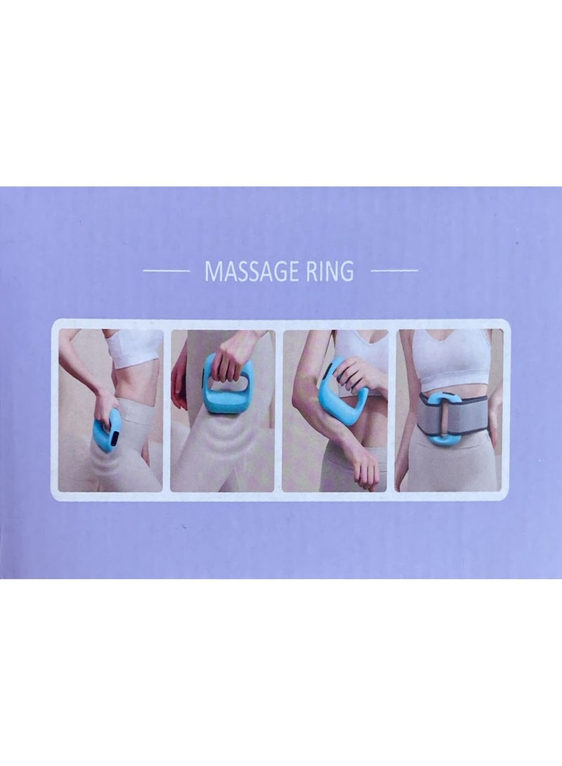 DubaiGallery Cross-border mini fascia gun waist abdomen fat burning weight loss fascia ring portable massage fitness device home small  - Image 3