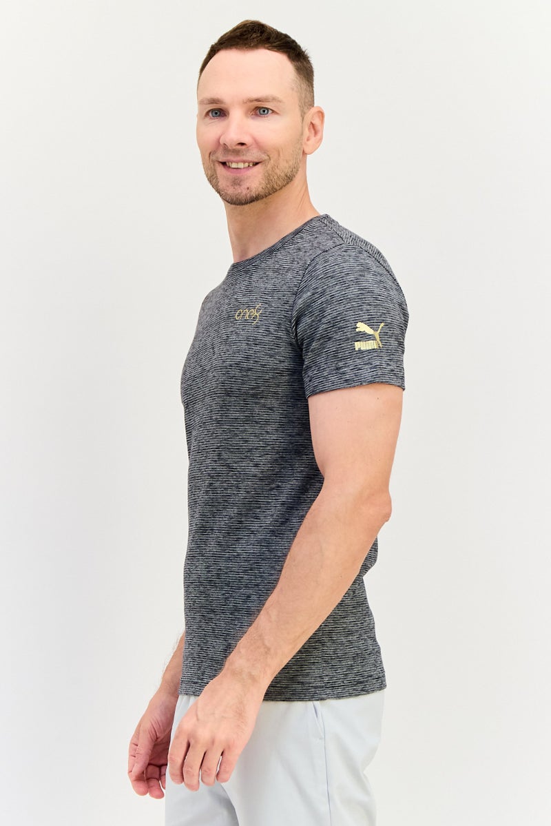 Puma x One Men Slim Fit Short Sleeve Outdoor T-shirt, Multicolor - Image 3