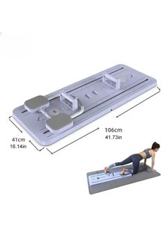 Tradeo 4 in 1 Pilates Board Multifunctional Ab Exercise Board Machine, Push Up Pilates Reformer Set Ab Roller Wheel, Ab Trainer, Ab Machine, Exercise Board, Abdominal Board Exercise Equipment for Home  - Image 3