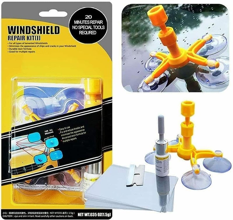 Rain-X Fix a Windshield Do it Yourself Repair Kit, for Chips, s, Bull's- Eyes and Stars - Image 2