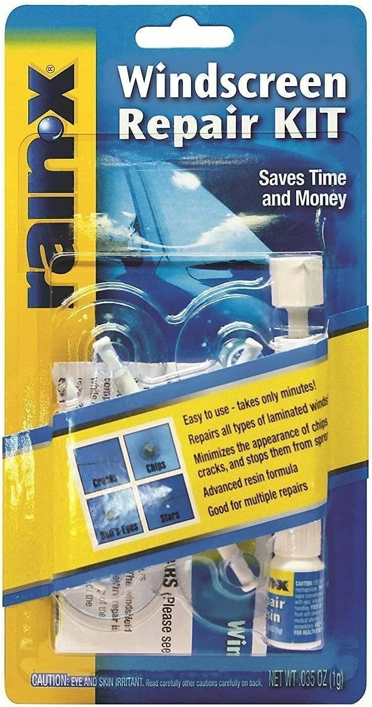 Rain-X Fix a Windshield Do it Yourself Repair Kit, for Chips, s, Bull's- Eyes and Stars - Image 1