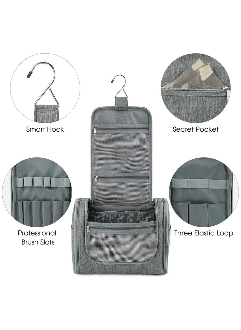 Generic - Hanging Travel Toiletry Bag Women's Cosmetic Organizer Makeup Pouch Men's Dopp Kits With Handle - Image 1