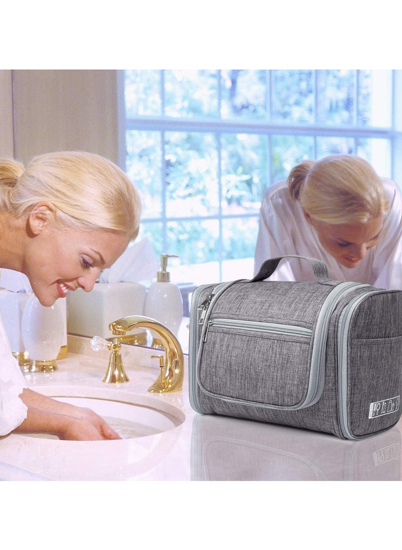 Generic - Hanging Travel Toiletry Bag Women's Cosmetic Organizer Makeup Pouch Men's Dopp Kits With Handle - Image 1