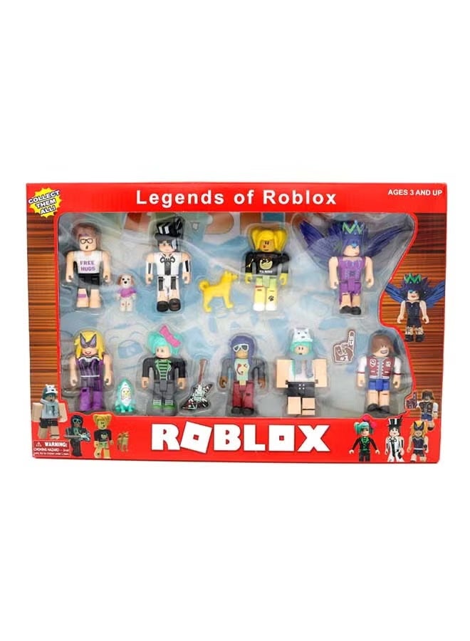 ROBLOX 9-Piece Roblox Virtual World Building Action Figures Set - with 5-inch Poseable Characters, Buildable Accessories- for Kids Ages 3+ - Includes Avatar, Interchangeable Parts & Storage Case - Durable Plastic - Image 2