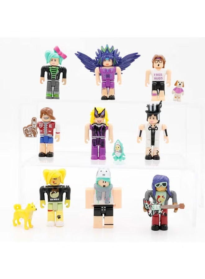 ROBLOX 9-Piece Roblox Virtual World Building Action Figures Set - with 5-inch Poseable Characters, Buildable Accessories- for Kids Ages 3+ - Includes Avatar, Interchangeable Parts & Storage Case - Durable Plastic - Image 3