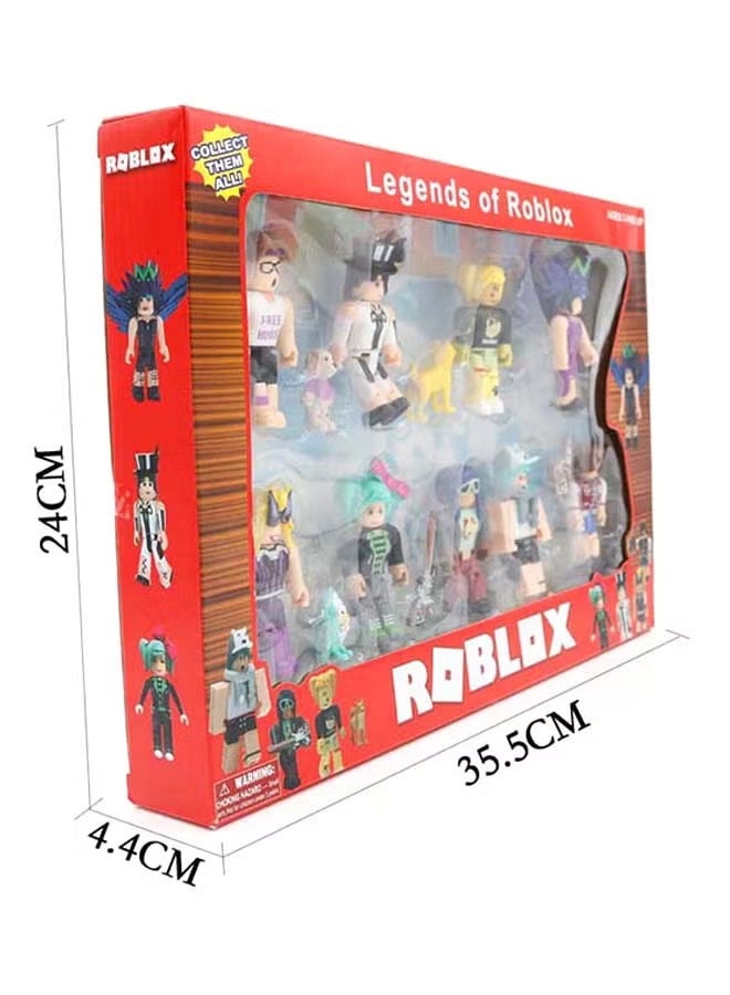 ROBLOX 9-Piece Roblox Virtual World Building Action Figures Set - with 5-inch Poseable Characters, Buildable Accessories- for Kids Ages 3+ - Includes Avatar, Interchangeable Parts & Storage Case - Durable Plastic - Image 5