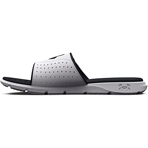 Under Armour Men's Ignite Pro Slide, (100) White/White/Black, 16, US - Image 1