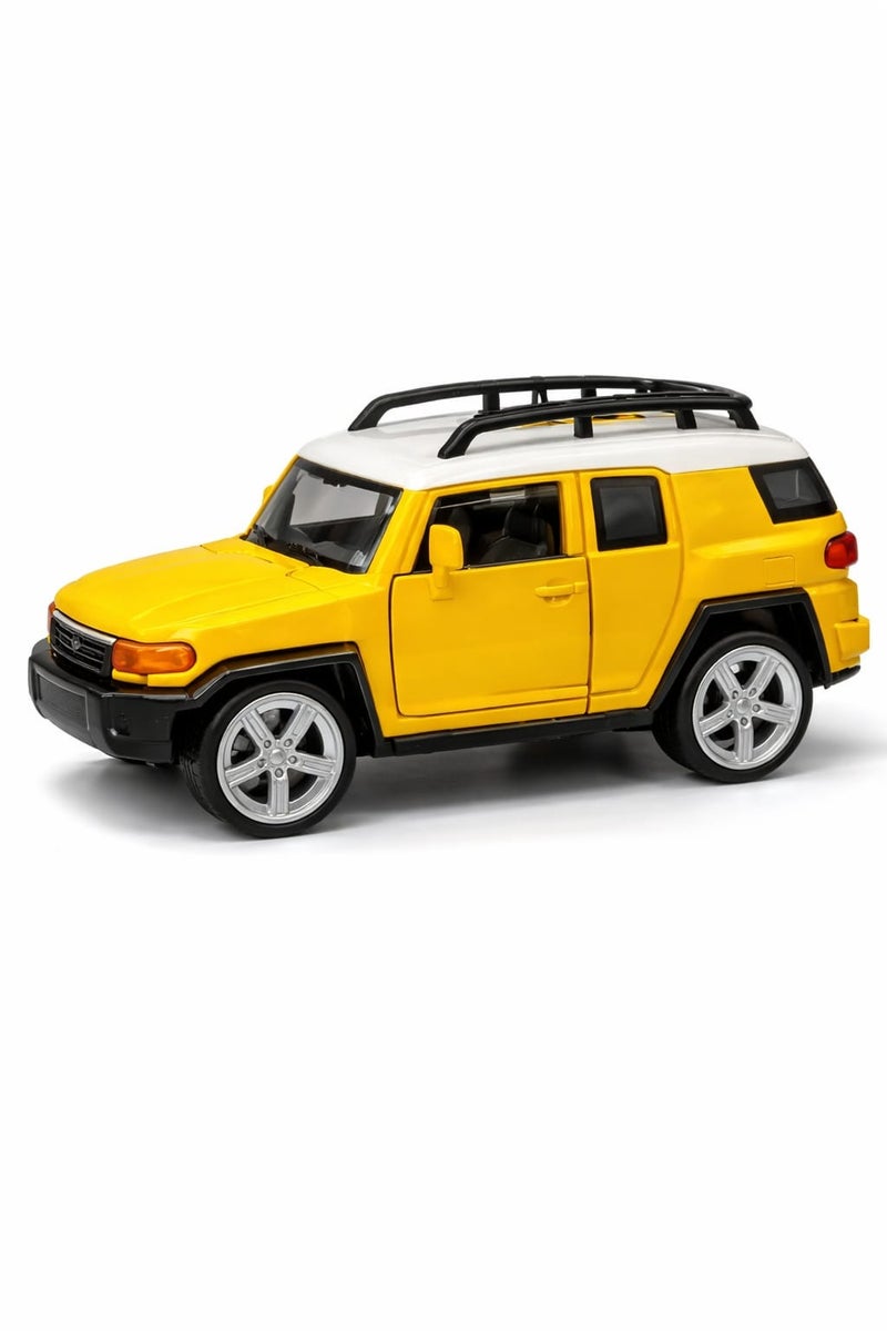 1:36 Scale Die-Cast SUV Model Car Toy with Openable Doors – Pull Back Action, Realistic Design, Assorted Colors – For Kids Ages 3+ - Image 1
