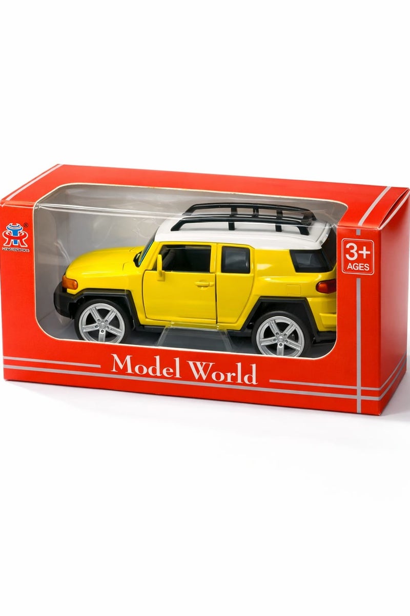 1:36 Scale Die-Cast SUV Model Car Toy with Openable Doors – Pull Back Action, Realistic Design, Assorted Colors – For Kids Ages 3+ - Image 4