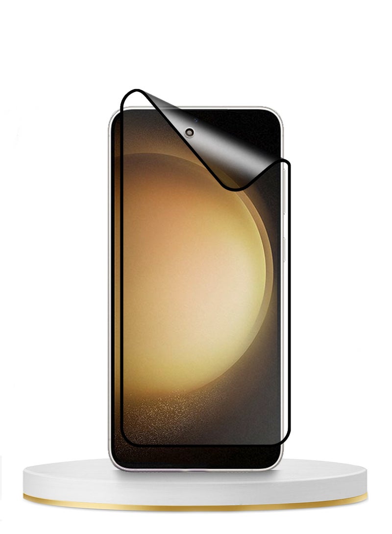 Wtech Samsung Galaxy S23 Plus / S22 Plus Nano Ceramic Anti Fingerprint Matte Screen Protector (MSCNMN) - Clear/Black - Image 2