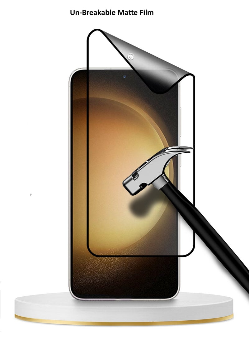 Wtech Samsung Galaxy S23 Plus / S22 Plus Nano Ceramic Anti Fingerprint Matte Screen Protector (MSCNMN) - Clear/Black - Image 5