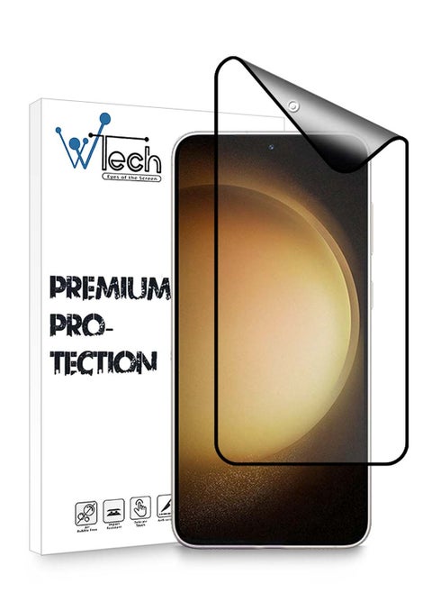 Samsung Galaxy S23 Plus / S22 Plus Nano Ceramic Anti Fingerprint Matte Screen Protector (MSCNMN) - Clear/Black