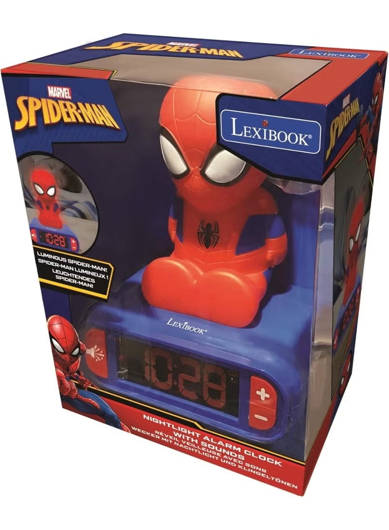 Lexibook Spiderman 3D Alarm Clock with Night Light - Image 4