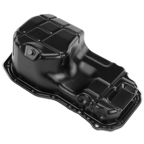 YHTAUTO Lower Engine Oil Pan with Drain Plug and Baffled Replacement for Mitsubishi Lancer 2004-2006(CS7A), Lancer 2004(CS7W), Outlander 2003-2006 FWD, L4 2.4L - Image 1