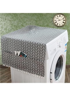 erorex Anti Slip Refrigerator Cover Fridge Cover Dryer Top Cover Washer Top Cover Dryer Top Protector Mat Washer Dryer Top Protector Washer And Dryer Covers Washing Machine Cover  - Image 2