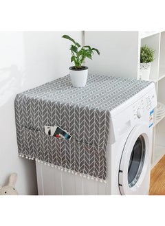 erorex Anti Slip Refrigerator Cover Fridge Cover Dryer Top Cover Washer Top Cover Dryer Top Protector Mat Washer Dryer Top Protector Washer And Dryer Covers Washing Machine Cover  - Image 1