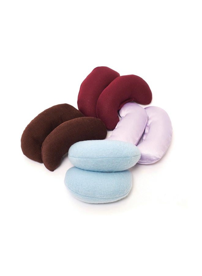 TalkTools Sensory Bean Bag Kit - Fun and Safe Tools for Tactile Defensive Behaviors, Hyposensitivity, and Hypersensitivity - Booklet/4 Textures Silky, Bumpy, Furry, Scratchy/Pack 8 - Image 1