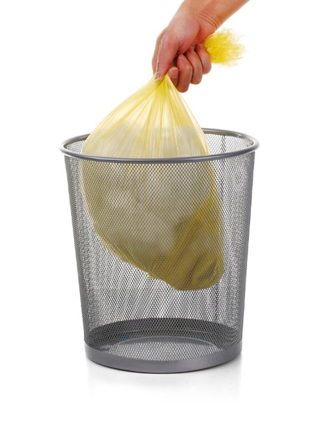 100-Piece Garbage Bag Yellow 18centimeter - Image 2