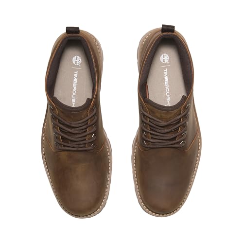 Timberland حذاء تشوكا ميد من تيمبرلاند للرجال بطراز بريتون رود، مقاوم للماء، لون صدئ، مقاس 7.5 عريض - Image 3