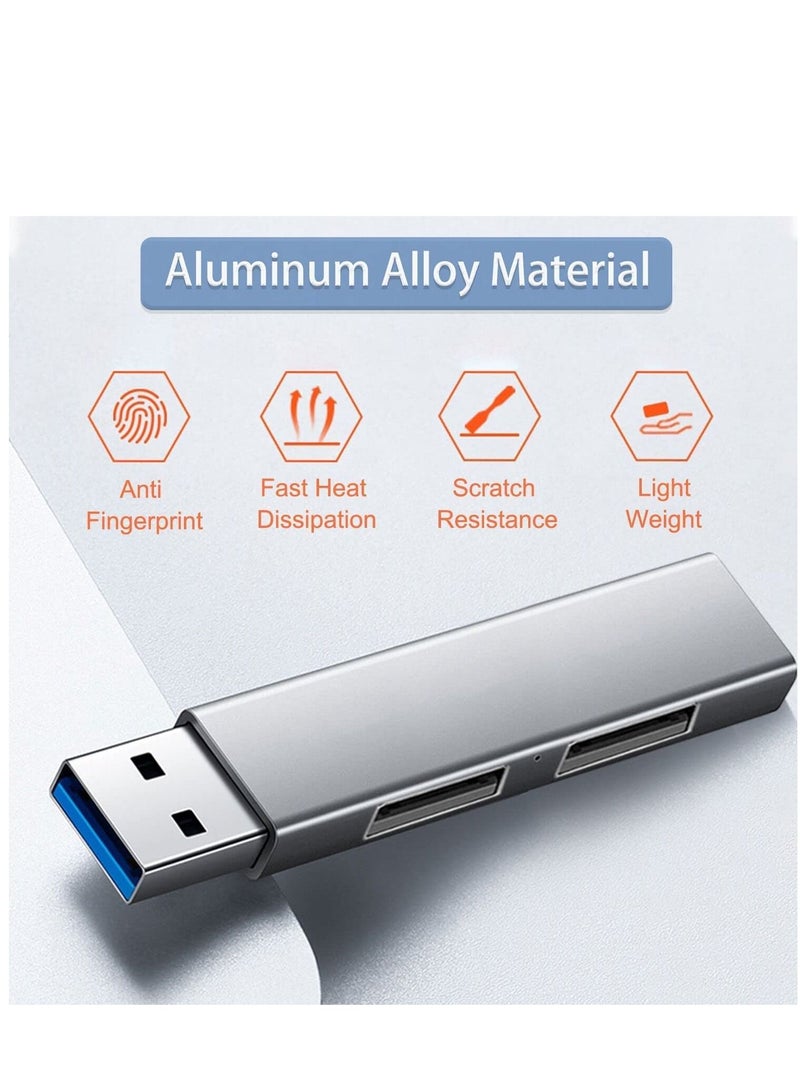 كاست ويف موزع USB 3.0 ، موزع USB ثلاثي المنافذ من الألومنيوم ، موزع USB لأجهزة الكمبيوتر المحمول ، سطح المكتب ، Xbox ، محرك فلاش ، محرك أقراص ثابتة ، طابعة ، كاميرا ، لوحة مفاتيح ، ماوس - Image 3