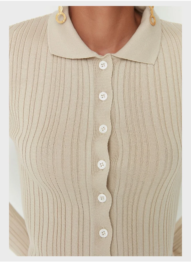trendyol Knitted Button Down Cardigan