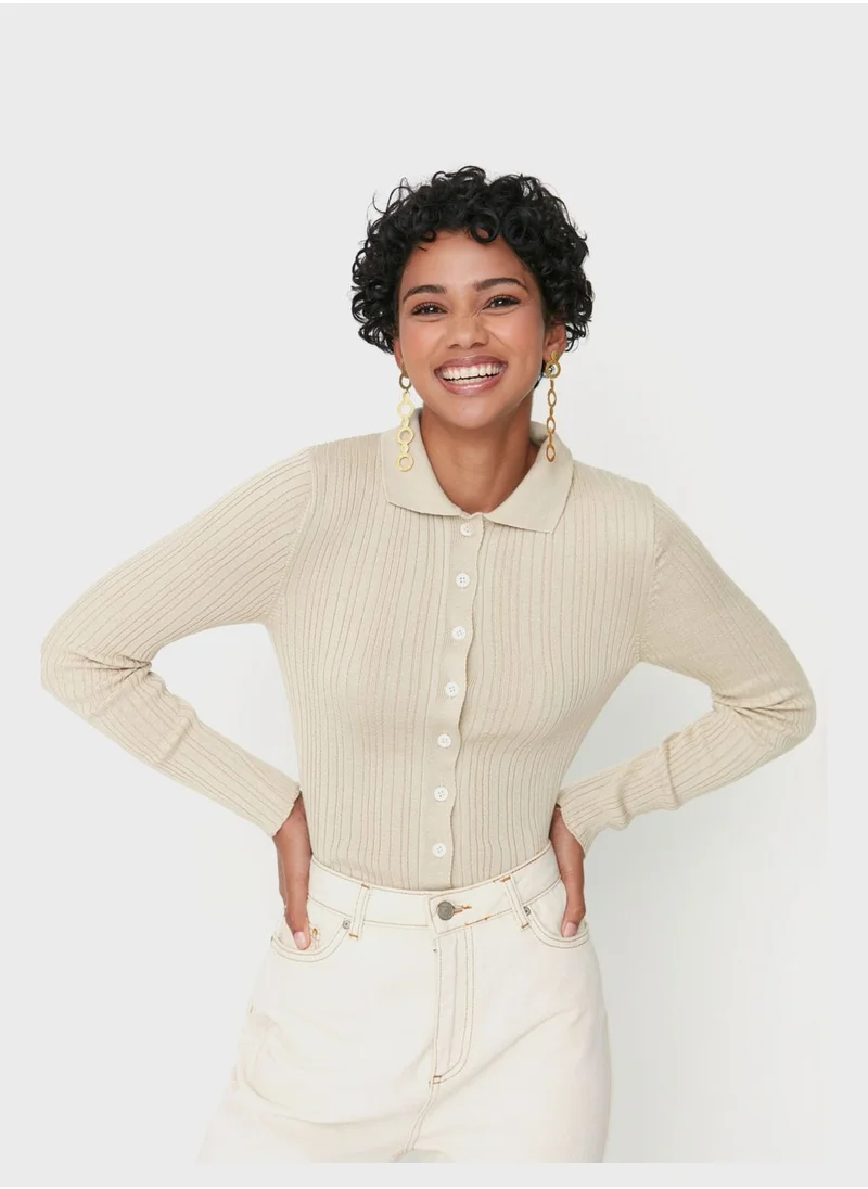 trendyol Knitted Button Down Cardigan