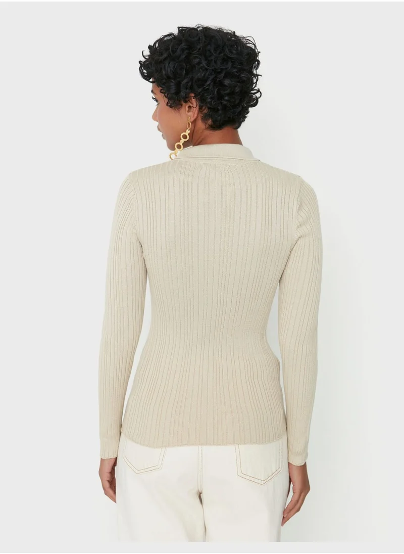 trendyol Knitted Button Down Cardigan