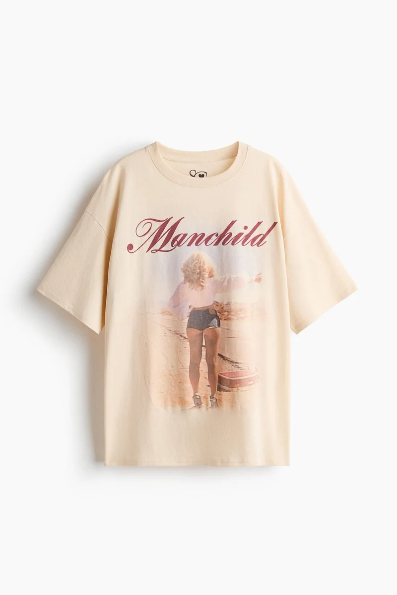 H&M Oversized printed T-shirt