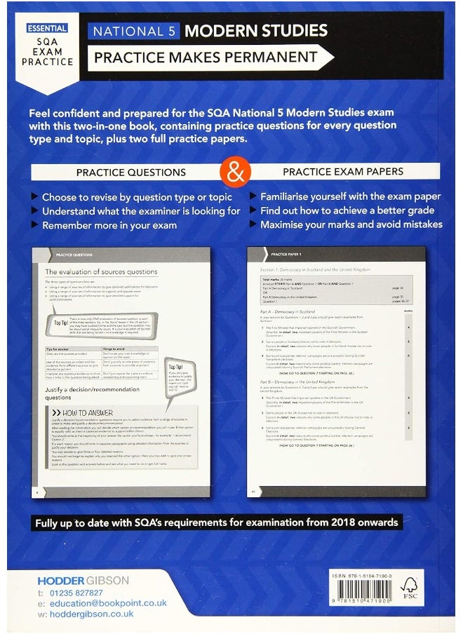 null - Essential SQA Exam Practice: National 5 Modern Studies Questions and Papers: From the publisher of How to Pass - Image 1