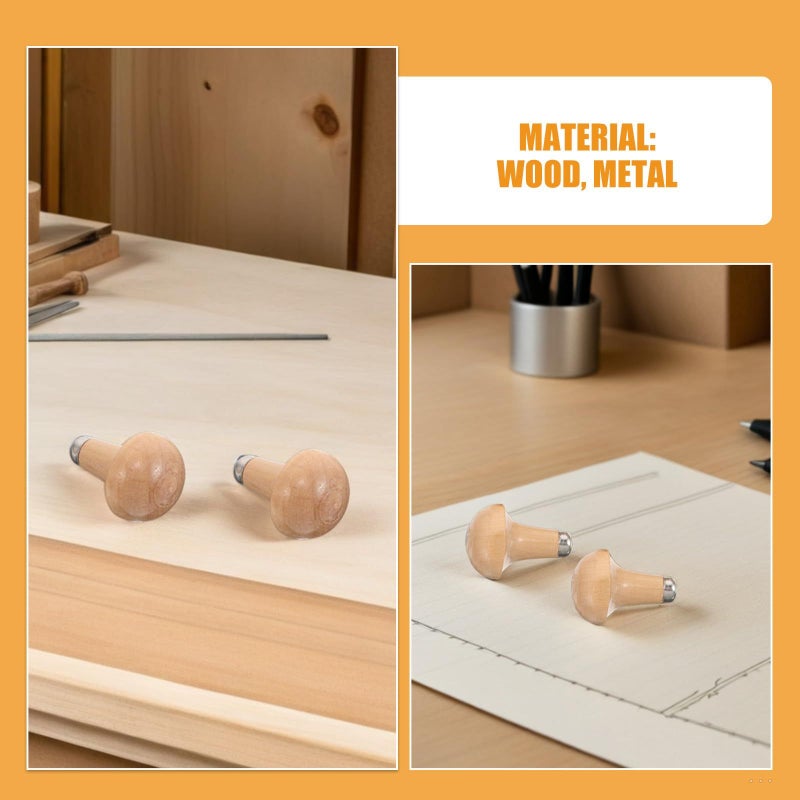 Wooden File Handle Set Of 4 For Precision Carving With Comfortable Grip Woodworking - Image 4