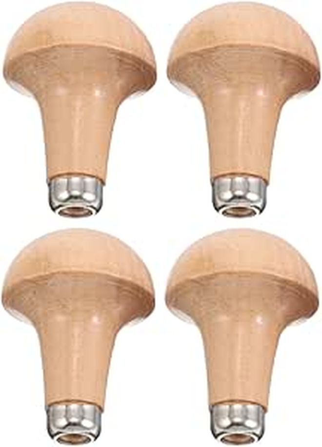 Wooden File Handle Set Of 4 For Precision Carving With Comfortable Grip Woodworking - Image 1