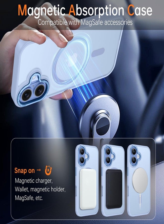 BENTOBEN Magnetic for iPhone Case Compatible with Magsafe, Light Blue - Image 3