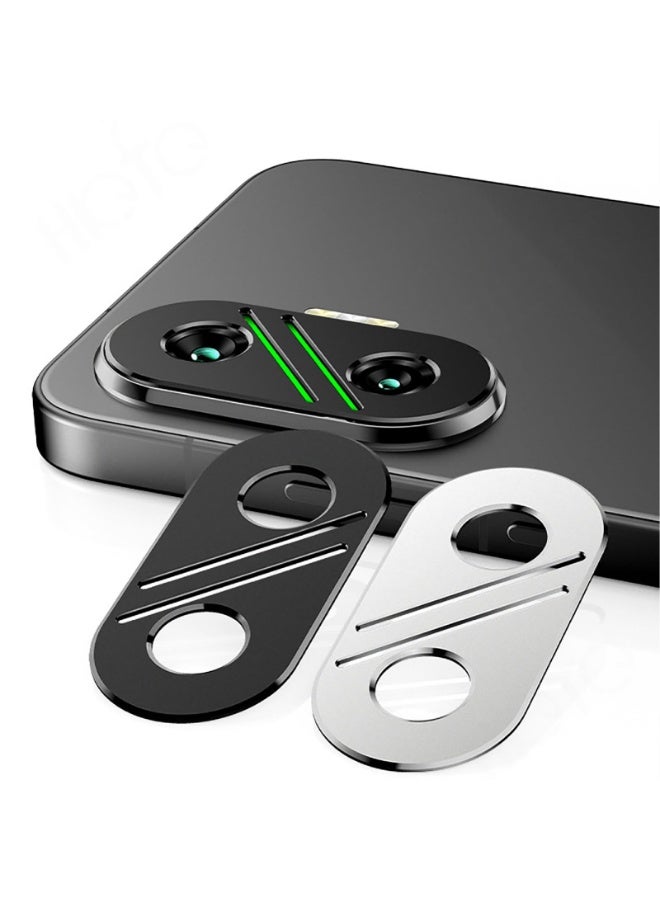 عام حامي عدسة الكاميرا متوافق مع شاومي بوكو إف 7، [قطعتان] واقي معدني للكاميرا [مقاوم للخدوش] [لا يؤثر على التصوير]. - Image 2