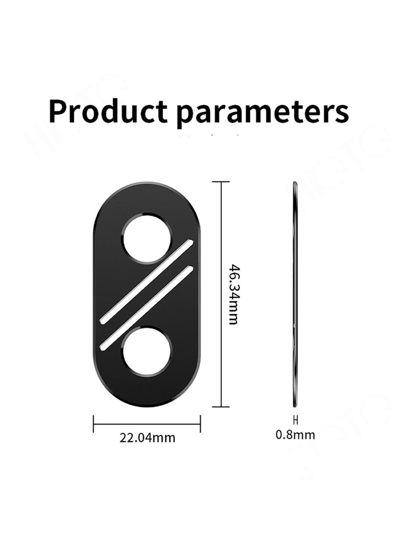 عام حامي عدسة الكاميرا متوافق مع شاومي بوكو إف 7، [قطعتان] واقي معدني للكاميرا [مقاوم للخدوش] [لا يؤثر على التصوير]. - Image 5