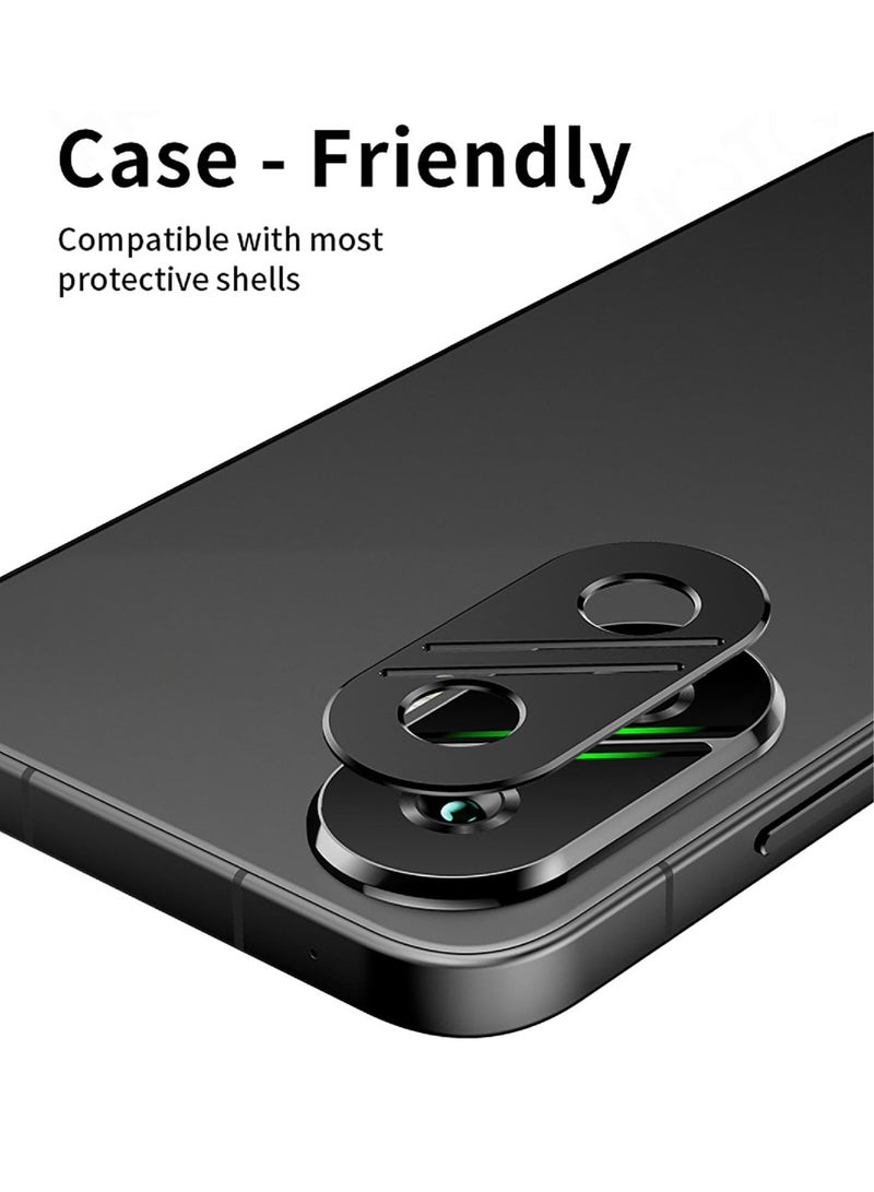 عام حامي عدسة الكاميرا متوافق مع شاومي بوكو إف 7، [قطعتان] واقي معدني للكاميرا [مقاوم للخدوش] [لا يؤثر على التصوير]. - Image 3